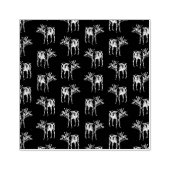  rendierpatroon Kerst & Dieren Zwart Rubberstempel (Afrduk)