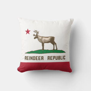 rendierrepubliek Californië Kussen