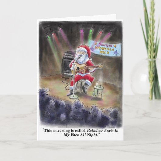 Rendierscheten Feestdagen Kaart (Voorkant)