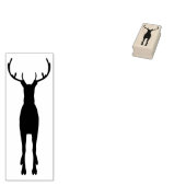 rendiersilhouet rubberstempel (Gestempeld)