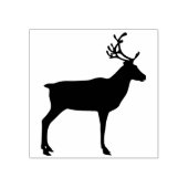 rendiersilhouet rubberstempel (Afrduk)