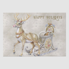 rendierslee-vakantietekstpapier tissuepapier