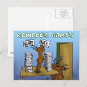 rendierspelletjes 3 briefkaart (Voorkant / Achterkant)