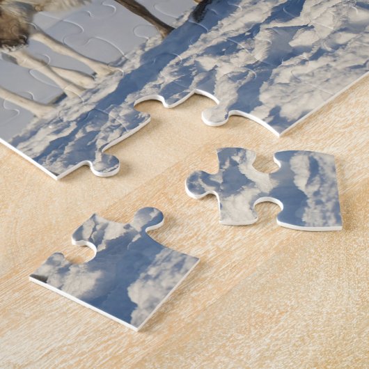 rendierspelpuzzel legpuzzel (Zijkant)