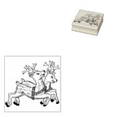 rendierstempel rubberstempel (Gestempeld)