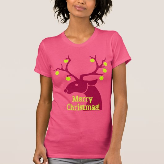 rendiertennisballen t-shirt (Voorkant)