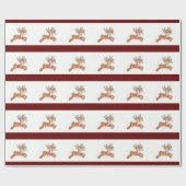  rendiertje cadeaupapier (Vlak)