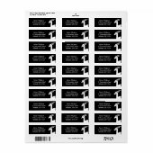 rendiertje etiket (Full Sheet)