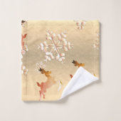 rendiertje in Roos Gold en Topaz-handdoek Bad Handdoek (Wasdoekje)