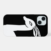 rendiertje iPhone 15 case (Achterkant horizontaal)