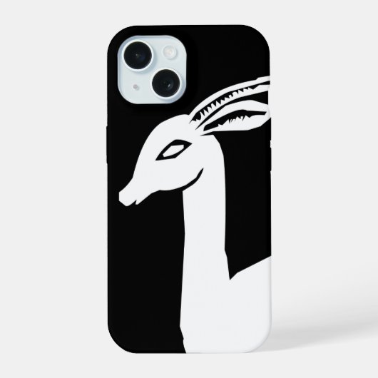 rendiertje iPhone 15 case (Achterkant)