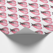 rendierValentijnsdag Cadeaupapier (Hoek)