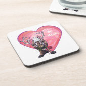 rendierValentijnsdag Drankjes Onderzetter (Linkerzijde)