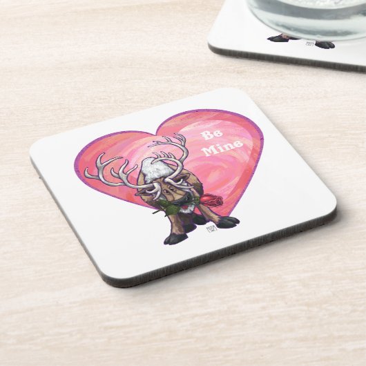 rendierValentijnsdag Drankjes Onderzetter (Linkerzijde)