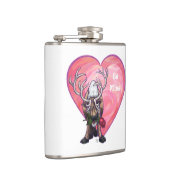 rendierValentijnsdag Heupfles (Rechts)