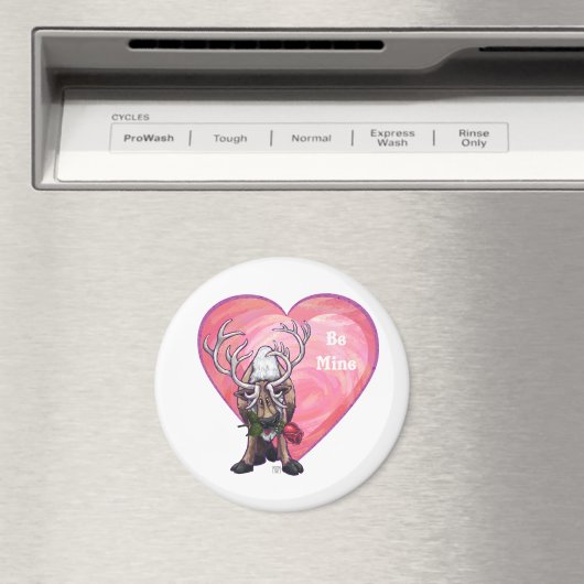 rendierValentijnsdag Magneet (Insitu (Vaatwasser))