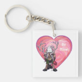 rendierValentijnsdag Sleutelhanger (voorkant)