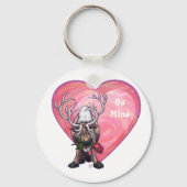 rendierValentijnsdag Sleutelhanger (Voorkant)