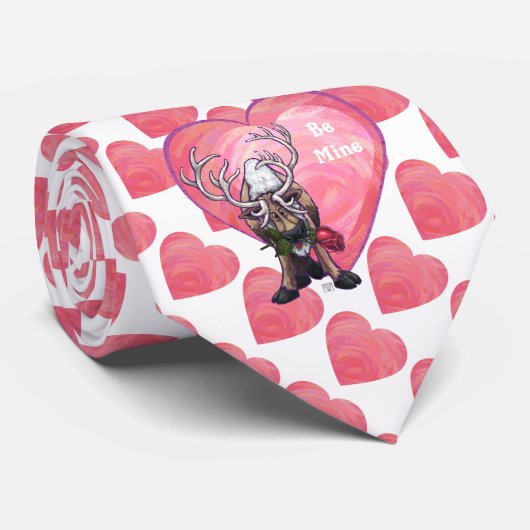 rendierValentijnsdag Stropdas (Opgerold)