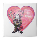 rendierValentijnsdag Tegeltje (Voorkant)