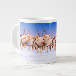 rendiervarkens grote koffiekop