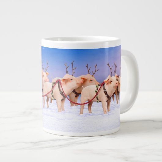 rendiervarkens grote koffiekop (Voorkant rechts)