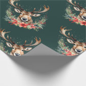 rendierverpakkingspapier cadeaupapier (Hoek)