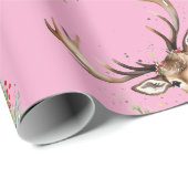  rendierverpakkingspapier cadeaupapier (Rol Hoek)