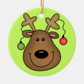  rendierversiering keramisch ornament (Voorkant)