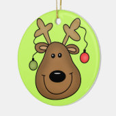  rendierversiering keramisch ornament (Links)