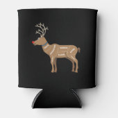 rendiervlees voor kerstmis blikjeskoeler (Voorkant)