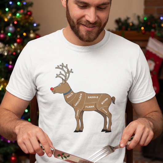 Rendiervlees voor Kerstmis T-shirt