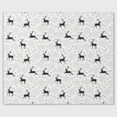 rendiervliegen cadeaupapier (Vlak)