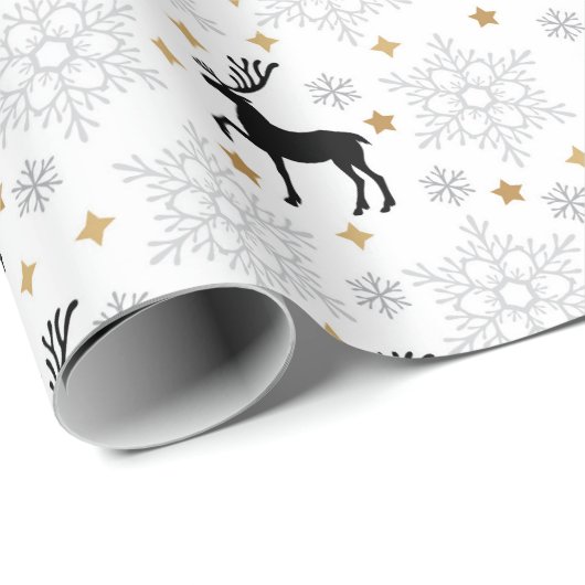 rendiervliegen cadeaupapier (Rol Hoek)