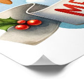 rendiervliegend Poster (Hoek)