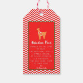 Rendiervoeding - Aangepaste Gift-Labels Cadeaulabel (Voorkant)