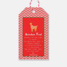 Rendiervoeding - Aangepaste Gift-Labels