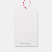Rendiervoeding - Aangepaste Gift-Labels Cadeaulabel (Achterkant)