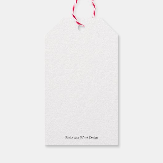 Rendiervoeding - Aangepaste Gift-Labels Cadeaulabel (Achterkant)