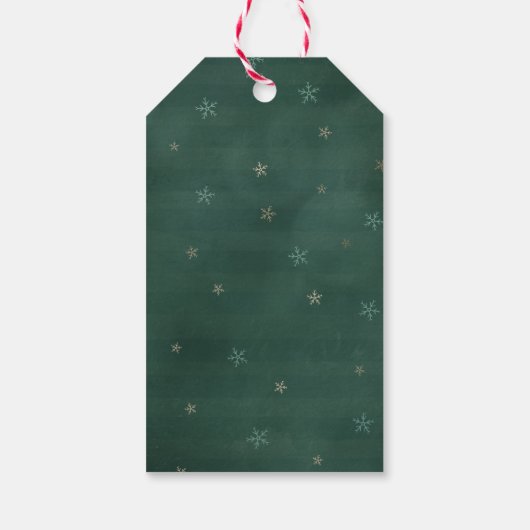 rendiervoer cadeaulabel (Achterkant)