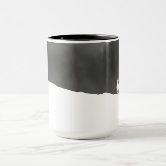 rendierwater in het rivierwater mok (Midden)