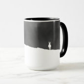 rendierwater in het rivierwater mok (Voorkant rechts)