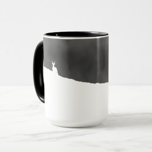 rendierwater in het rivierwater mok (Voorkant links)