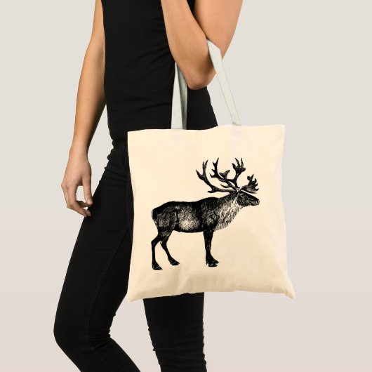 rendierzak, Elk ontwerp, Natuur Tote Bag (Voorkant (product))
