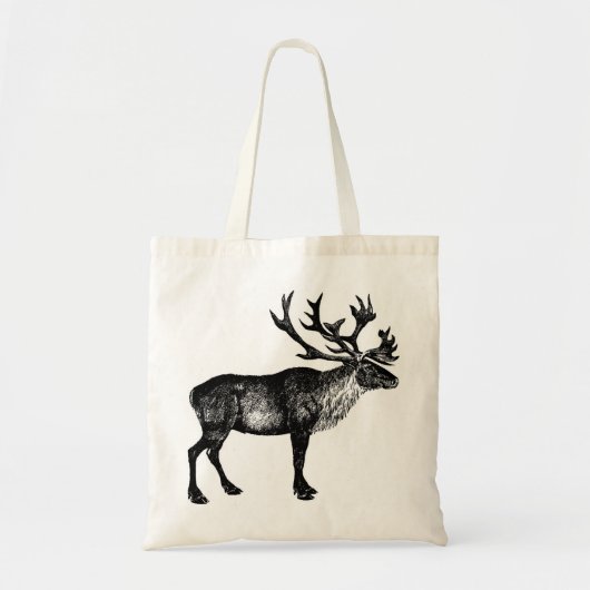 rendierzak, Elk ontwerp, Natuur Tote Bag (Voorkant)