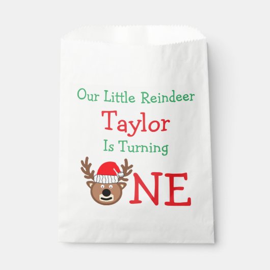 rendierziekte 1ste verjaardag bedankzakje (Voorkant)