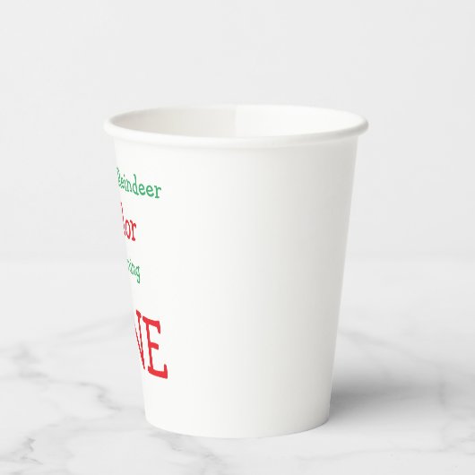 rendierziekte 1ste verjaardag papieren bekers (Links)