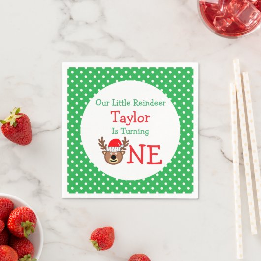 rendierziekte 1ste verjaardag servet (Insitu)