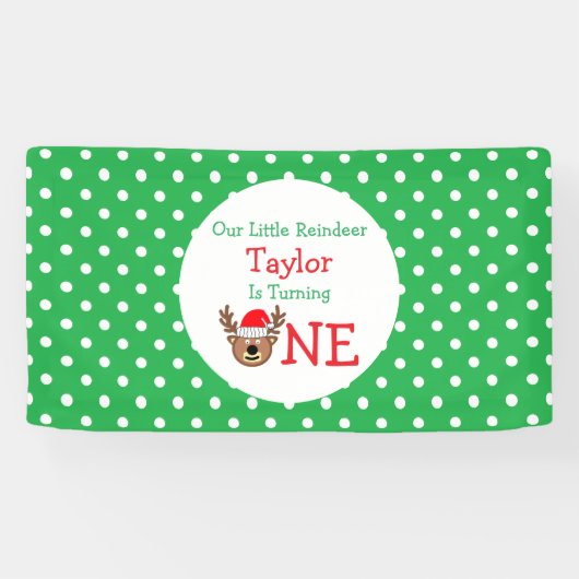 rendierziekte 1ste verjaardag spandoek (Horizontaal)