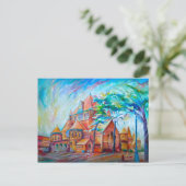 Renditie van ETS-gebouw ~ Detroit-Inspired-Series Briefkaart (Staand voorkant)